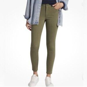 Market & Spruce Olive Green Denim Skinny Jeans